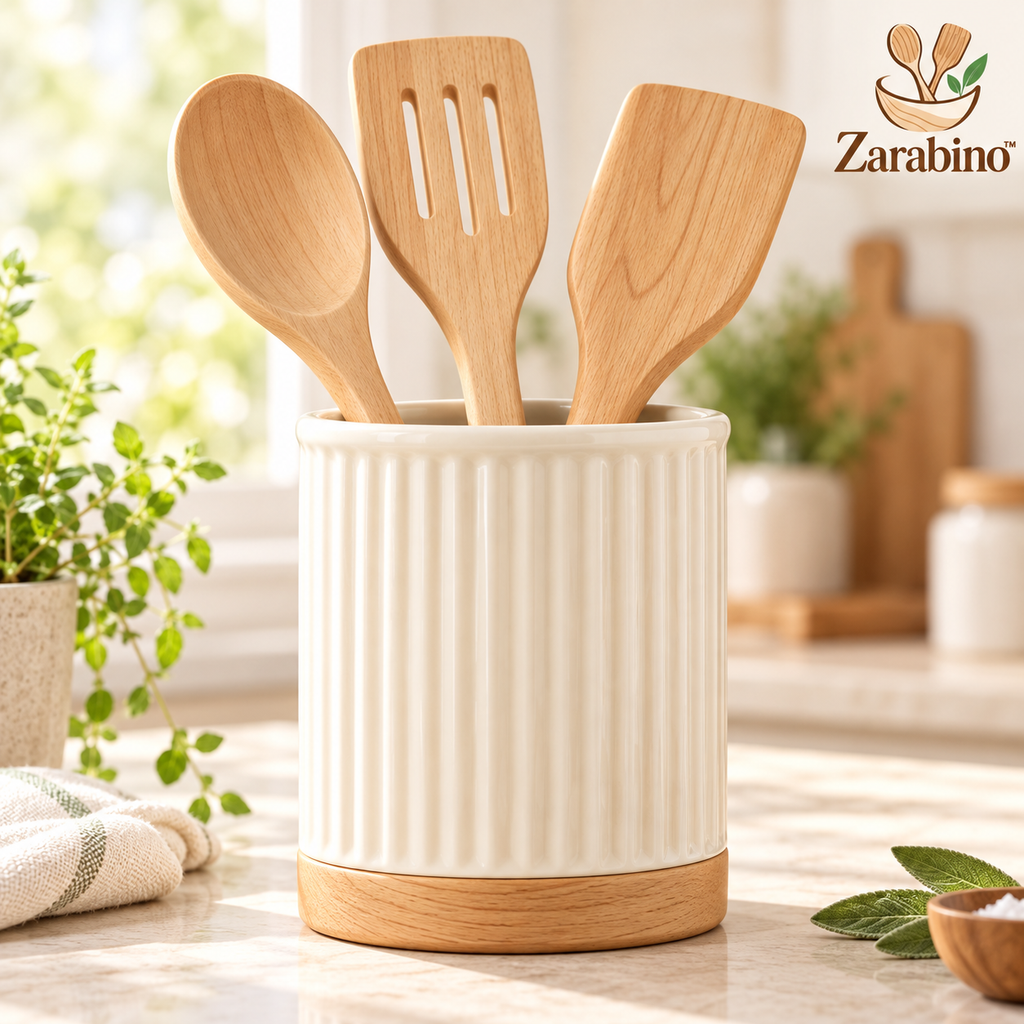 Zarabino™ Fluted Utensil Holder