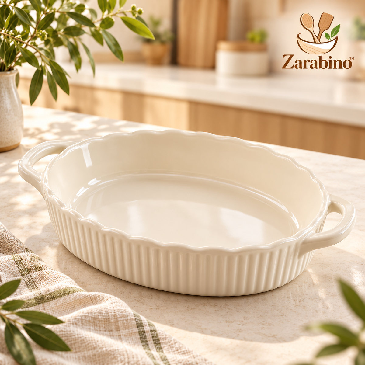 Zarabino™ Scalloped Baking Dish