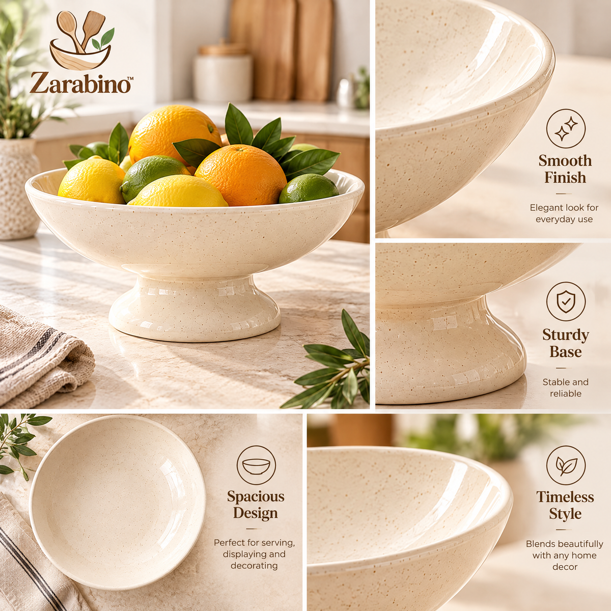 Zarabino™ Pedestal Fruit Bowl
